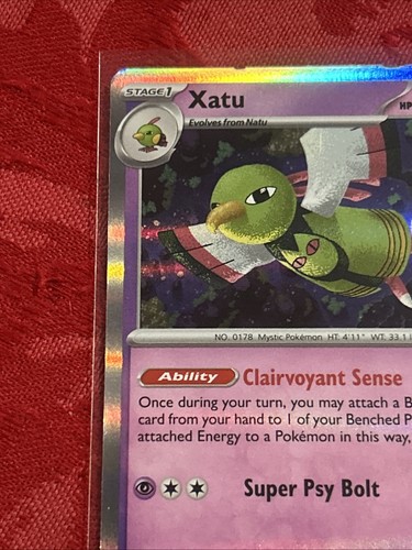 Holo Pokemon - Xatu - 072/182 Sv04: Paradox Rift Holo - Picture 3 of 7