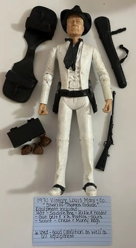 Marx Sheriff Thomas Goode 1970 Cowboy Figure with Accessories