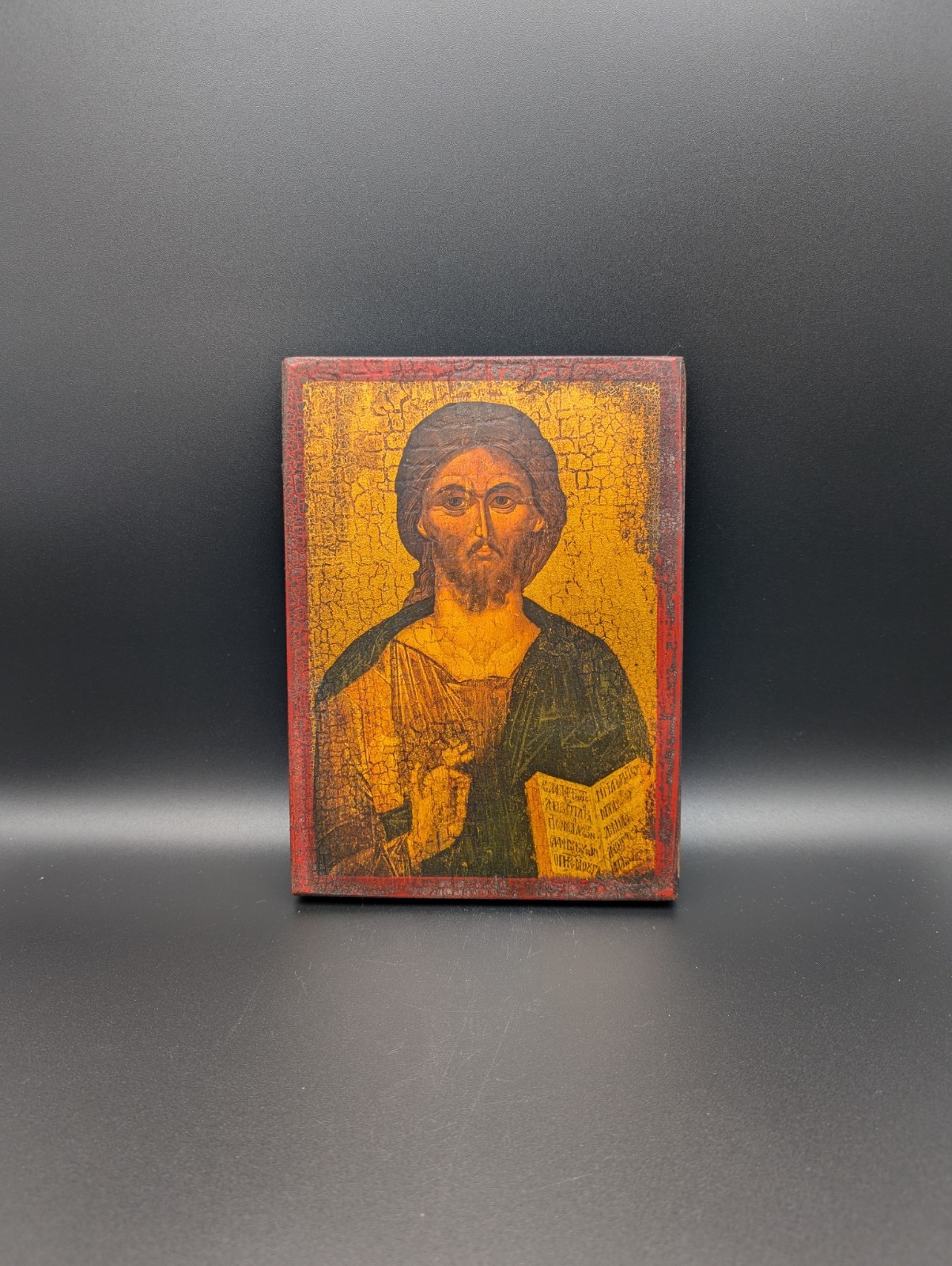 Ikone Jesus Christus als Pantokrator auf Holz