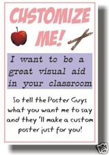 Customize Me Your Very Own Custom Classroom POSTER