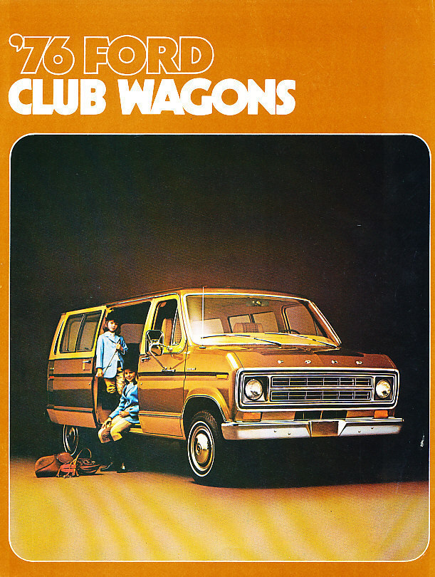 1976 Ford Club Wagon Van Original Sales Brochure | eBay