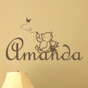 classic winnie the pooh wall stickers