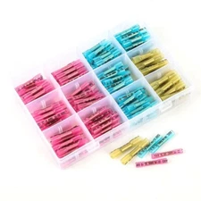 SYSTON 100pcs Heat Shrink Terminals Waterproof Electrical Connector Kit 22-10AWG