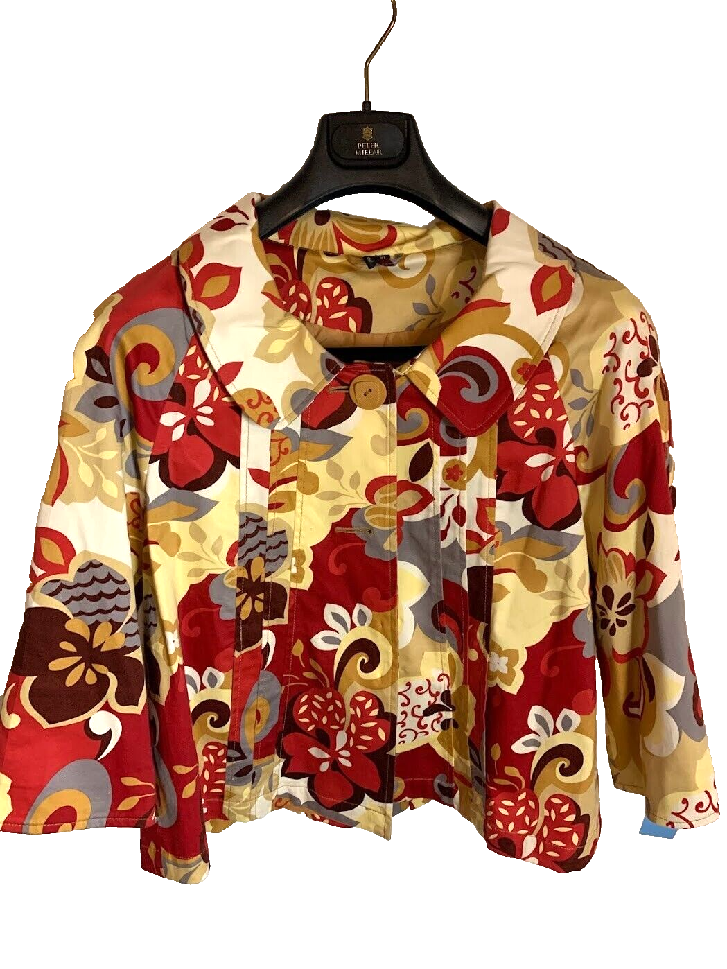 SZ XL Ambition Women's 3/4 Sleeve Button Front Jacket Fully Lined NWOT Premium