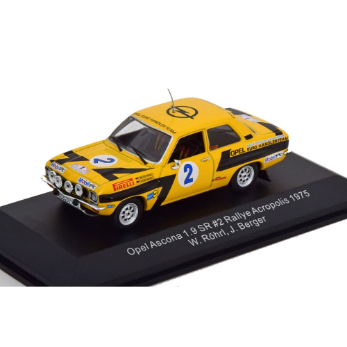 OPEL ASCONA 1.9 SR N.2 RALLY ACROPOLIS 1975 ROHRL-BERGER 1:43 Auto Rally - Foto 1 di 1