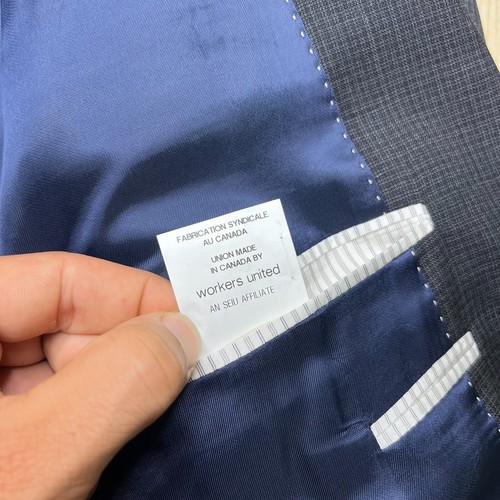 Blazer Jack Victor Para Hombres Azul Clásico Abrigo Deportivo 2 Botones Traje Chaqueta Talla 52 XL - Imagen 10 de 15