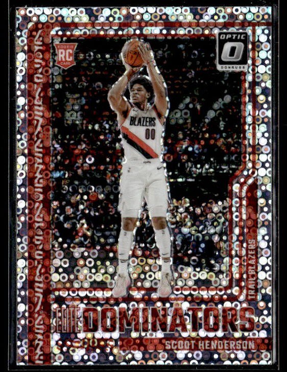 L9,955 - 2023-24 Donruss Optic Elite Dominators Fast Break #10 Scoot Henderson