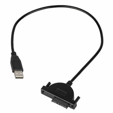 SATA to USB Cable Internal Slim DVD CD Drive 13pin Port External Adapter Wire