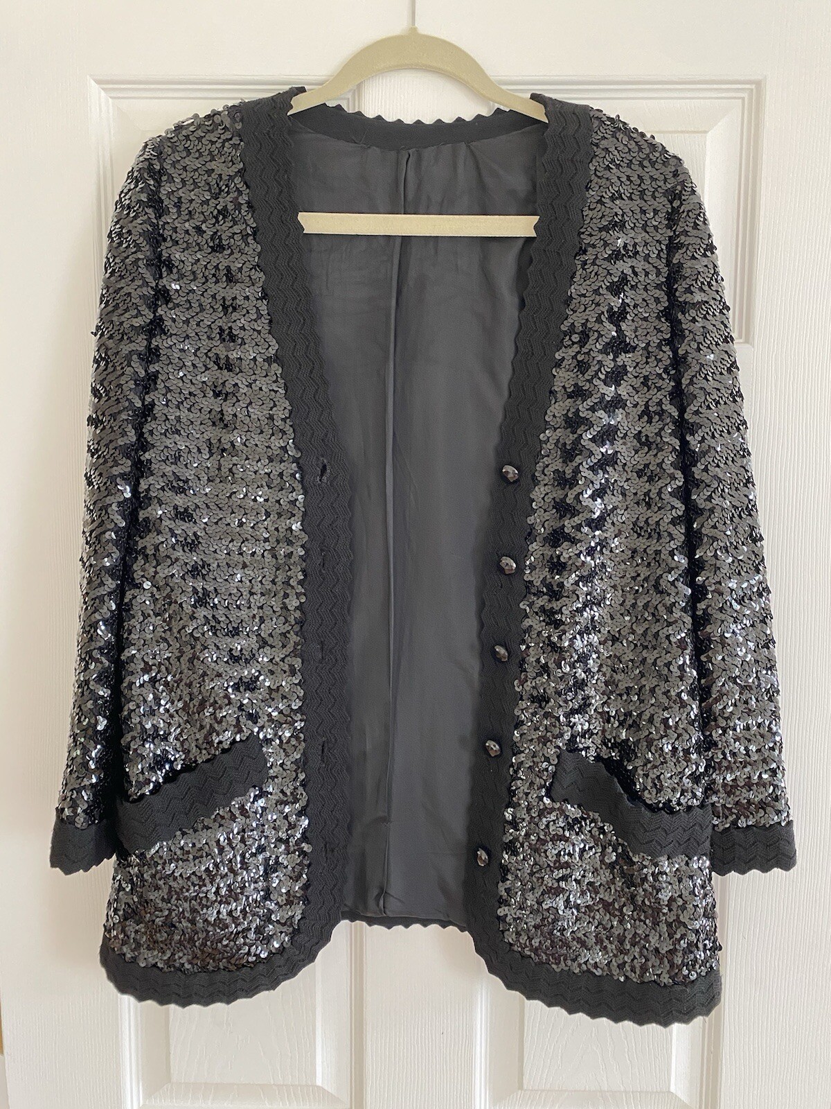 Yves Saint Laurent Sequin Jacket Vintage Size Small