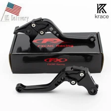 For Yamaha YZF R1 2004-2008 R6 2005-2016 CNC Brake And Clutch Levers Short Black