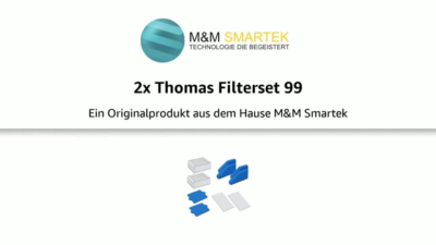 Aspira Toner 2 Set Filtri Compatibili Per Aspirapolvere Thomas 99 - Foto 7