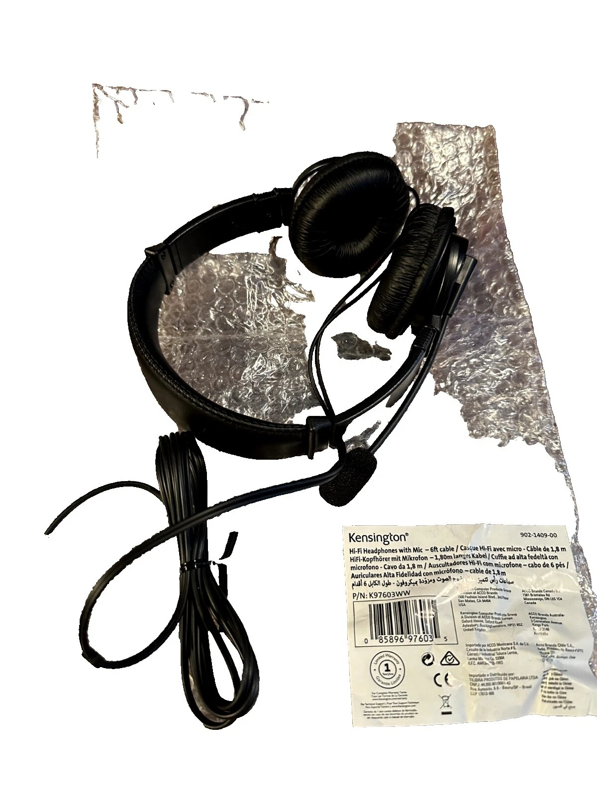 Наушники Kensington с шумоподавлением