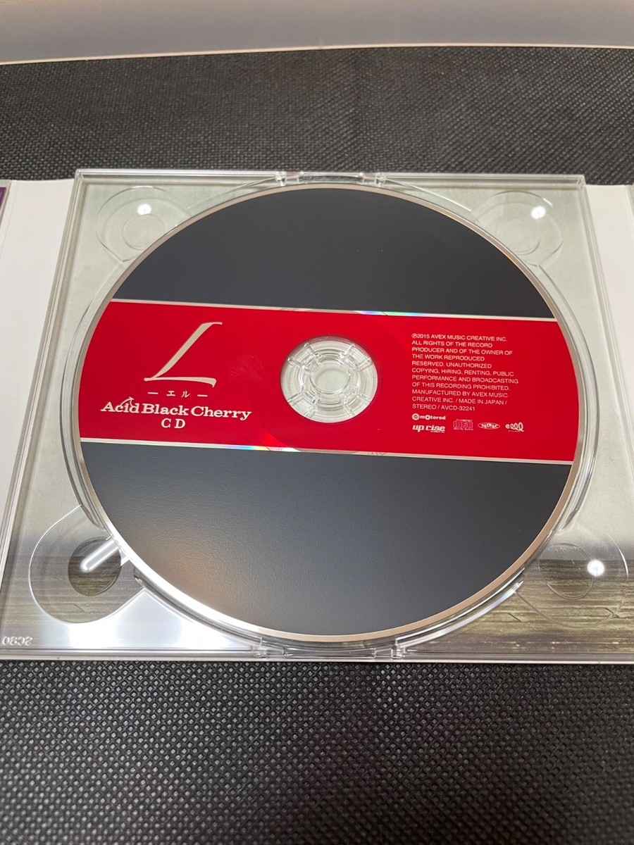 Janne Da Arc & Acid Black Cherry CD、DVD Acid Black Cherry L 1t limited edition CD Album + DVD Visual
