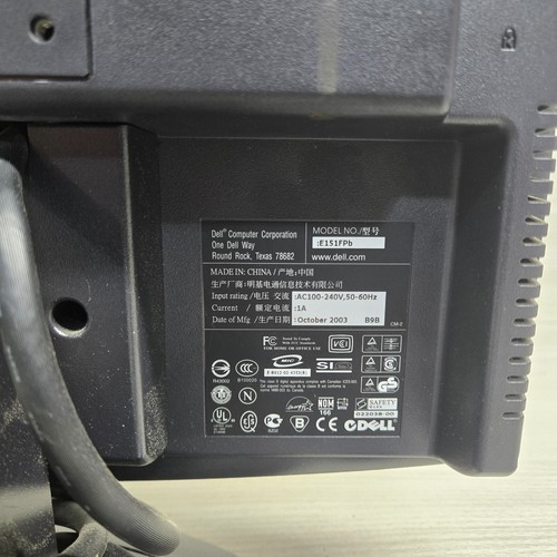 Dell 15" LCD Monitor Computer Screen E151FP with VGA - Picture 4 of 6