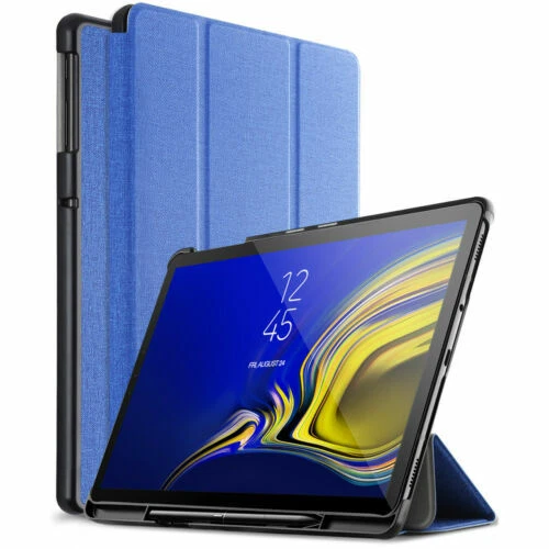 Blue Tablet & eReader Smart Covers/Screen Covers Folios for Samsung Galaxy Tab S