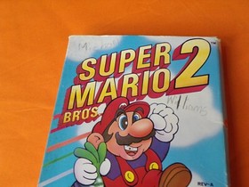 Nintendo NES Super Mario Bros. 2 GAME & BOX W/ Circle Seal - TESTED & WORKS !