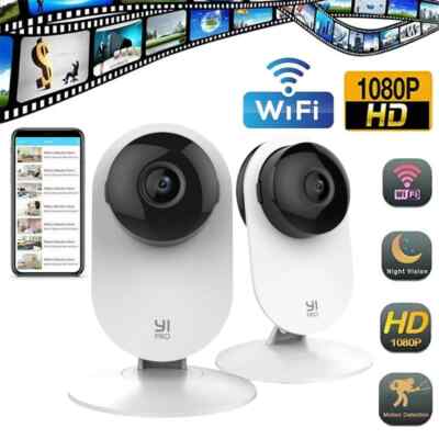 2 Stück YI Überwachung Kamera Home 1080p WLAN2.4G Innen APP für Smartphone