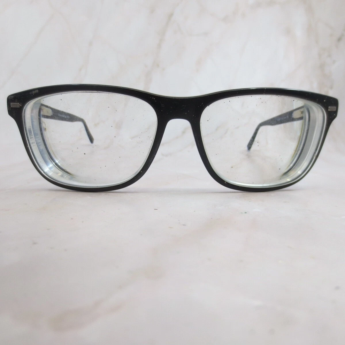 Ermenegildo Zegna Eyeglasses Frame EZ 5001 3 001 Men's Black Full Rim 55 15 145
