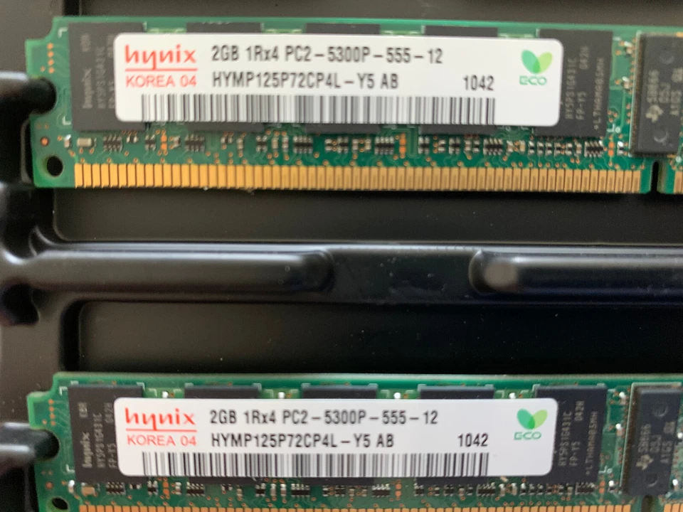 Memory IBM 46C0512 4GB 2x2GB DDR2-667 HYNIX HYP125P125P72CP4L-Y5 - Image 2 of 4