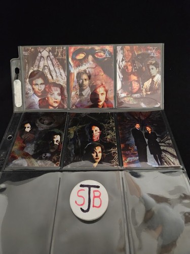1995 X-Files Lot: Binder, 3 Complete Base & Foil Sets, All Inserts & Extras - Picture 14 of 23