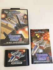 Thunder Force II 2 Sega Genesis With Box And Manual Tested And Works
