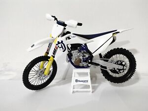 1 12 Husqvarna Fc 450 19 Toy Model Detailed Motocross Motorbike White Kengfai Ebay