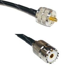 RFC240UF PL259 UHF Male to SO239 UHF Female Coax RF Cable USA-Ship Lot