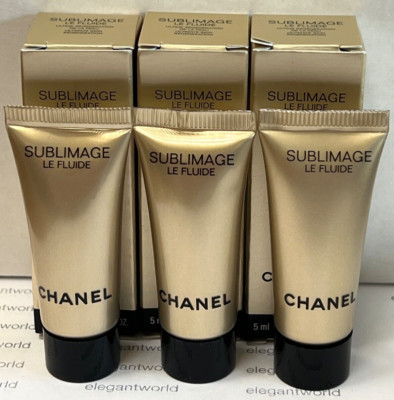 3 x Chanel Sublimage LE FLUIDE Ultimate Skin Regeneration 5ml / 0.17oz each