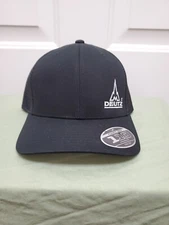 Deutz Engines Snapback Adj. Hat Cap Yupoong Flexfit Tech 110, Black, Offset Logo