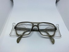Vintage GO Smoke Gray Safety Glasses  SIDE Shields 5 1/2 Z87