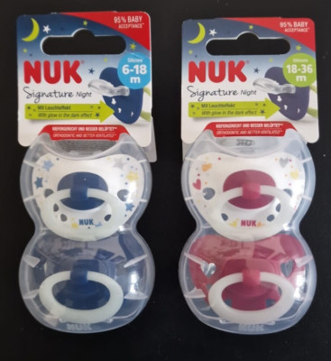 NUK Signature Night Babyschnuller  NEU OVP