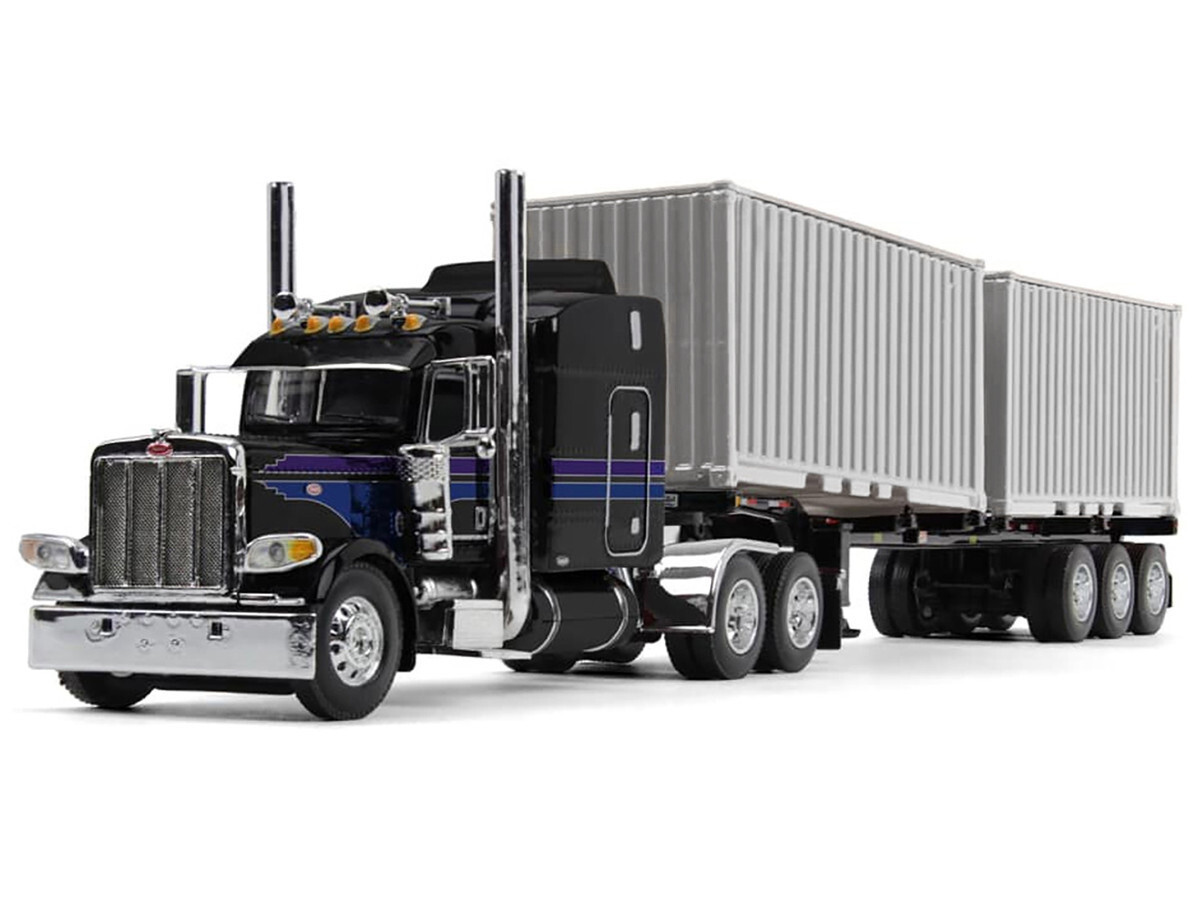 DCP/First Gear Peterbilt 389 Sleeper W/Trailer & 2