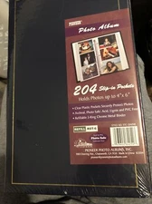 Pioneer 204 Pocket Photo Album Navy Up To 4 x 6 in Photos Refillable New Sealed