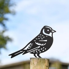 Steel Brambling Fence Topper in Black