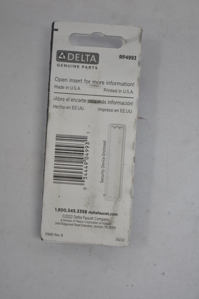 Delta Faucet Cartridge Seat + Spring Repair Parts Genuine OEM RP4993