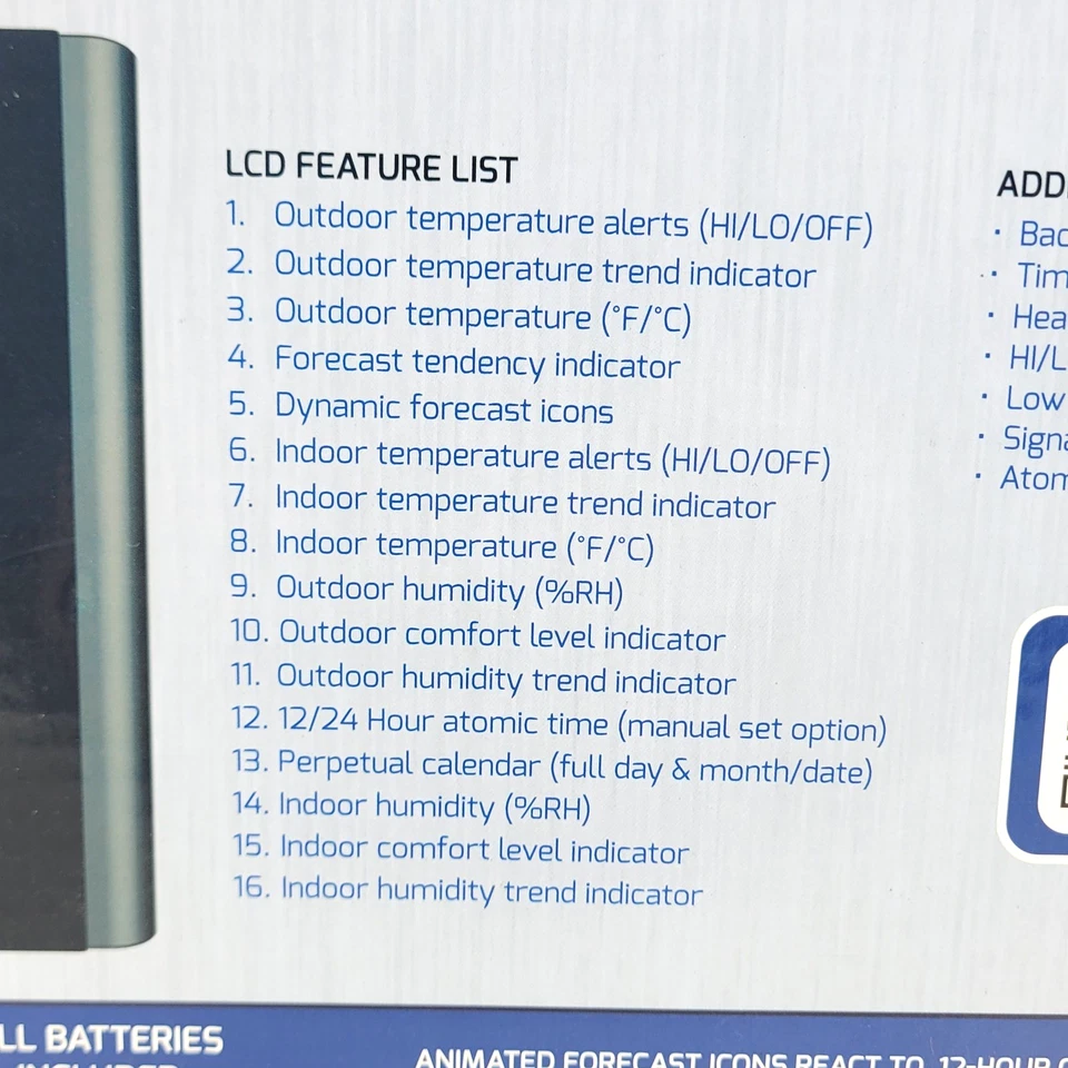 Wireless Color Weather Station C85845 La Crosse Technology ~ NIB - Image 4 of 4