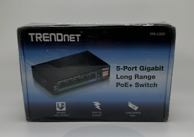 TRENDnet TPE-LG50  5-Port Gigabit PoE+ Switch
