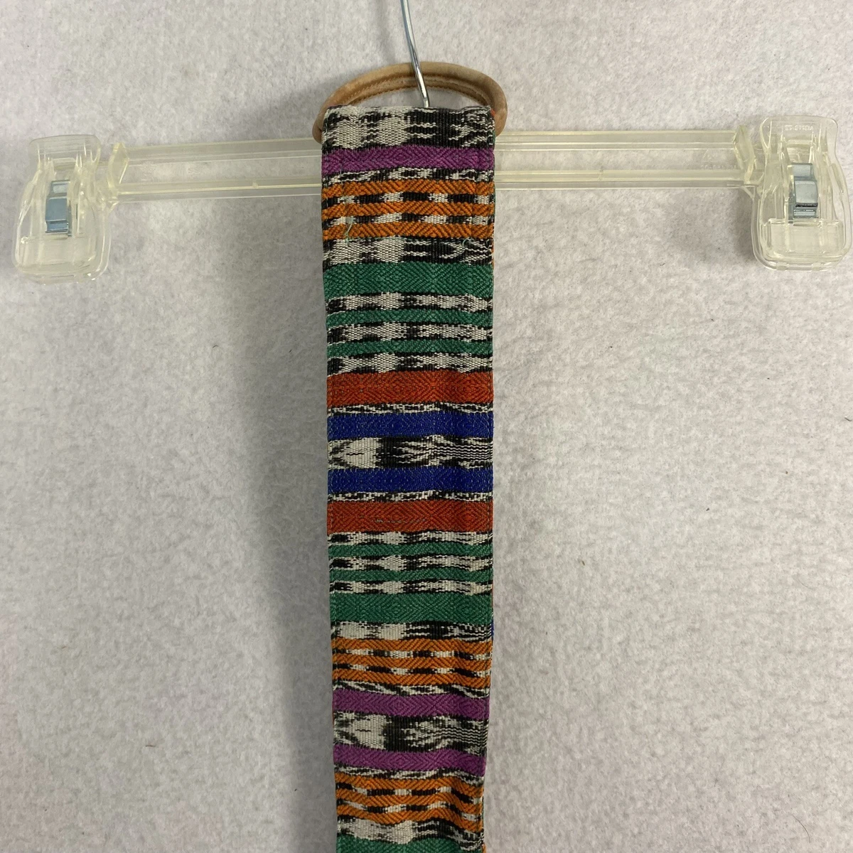 Handmade Boho Belt L XL Hand Woven Multicolor Aztec  display picture 3