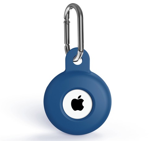 For Apple AirTag Silicone Case Cover with Keychain Air Tag Protective Cases Loop - Picture 18 of 20