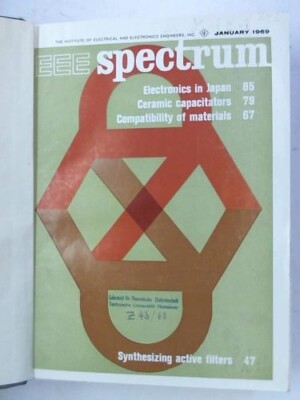 IEEE Spectrum: Volume 6, 1969, 12 booklets in one volume