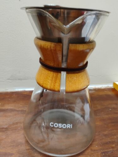 Cosori Cafetera Verter Sobre con Filtro de Acero Inoxidable de Doble Capa, 8 Tazas, G - Imagen 4 de 13