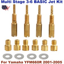 Jet Kit Multi Stage 3-6 For Raptor 660R YFM660R Pilots -25 / 27.5 Mains-145-170