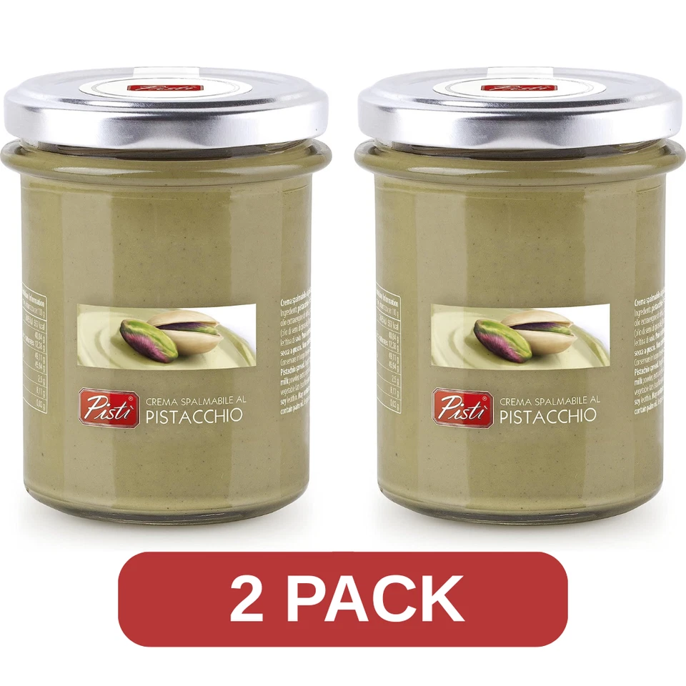 Premium Sicilian Pistachio Cream Spread – 7.05 oz | 45% Pistachio | No Palm Oil - Image 2 of 4