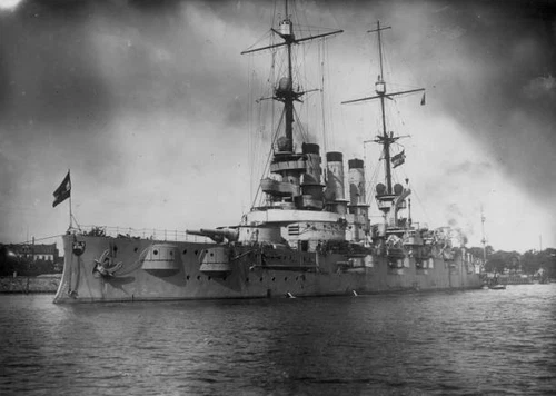 The German battleship Hannover of Jutland 1925 Old Photo