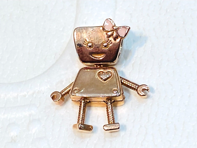 Authentic Pandora Bella Bot Rose Gold-Plated Charm 787141 Retired