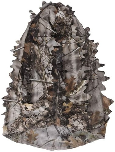 Ghillie Face Mask 3D Leafy Ghillie Camo Full Cover Headwear Hunting Accessories - Bild 4 von 6
