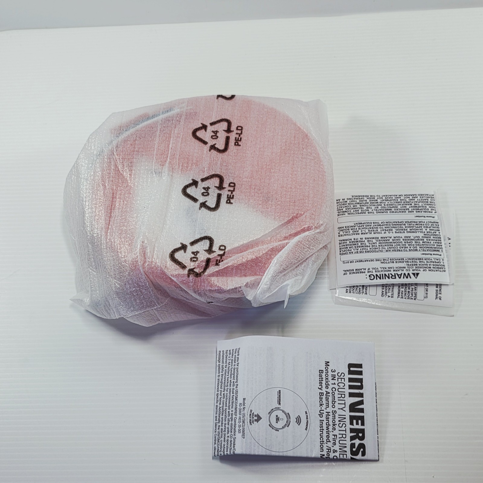 Universal 3 in 1, Smoke & Carbon Monoxide Alarm with Voice Alert,