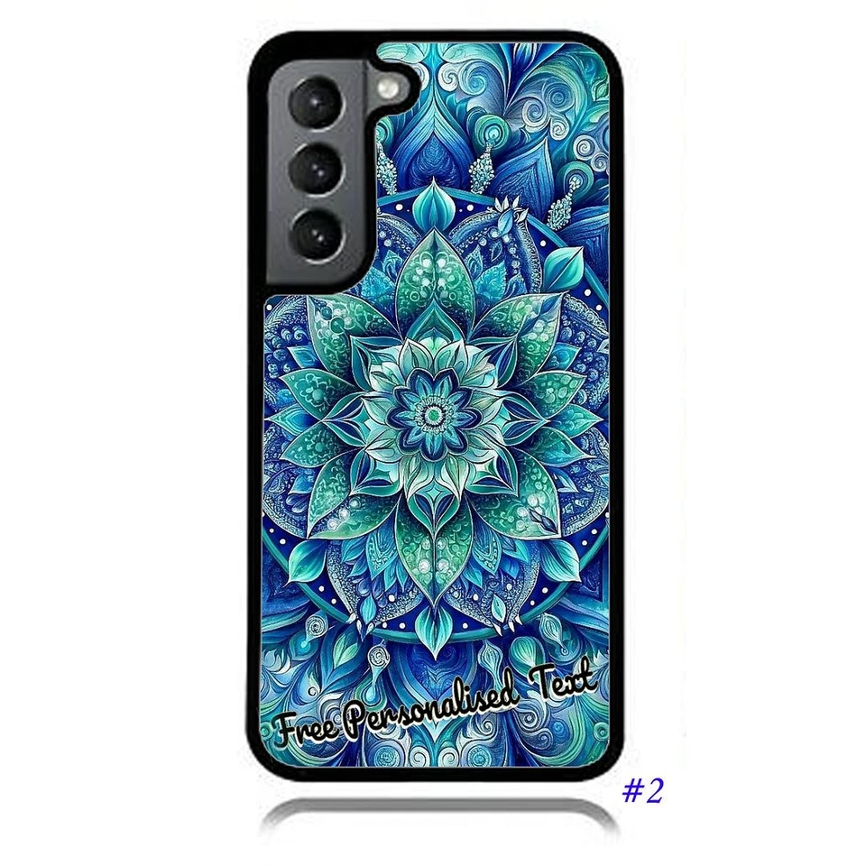 Funda Trasera Texto Personalizada Teléfono para Samsung Serie S23/22/21/20/10/9/8/7/6/5 Foto 3 de 4