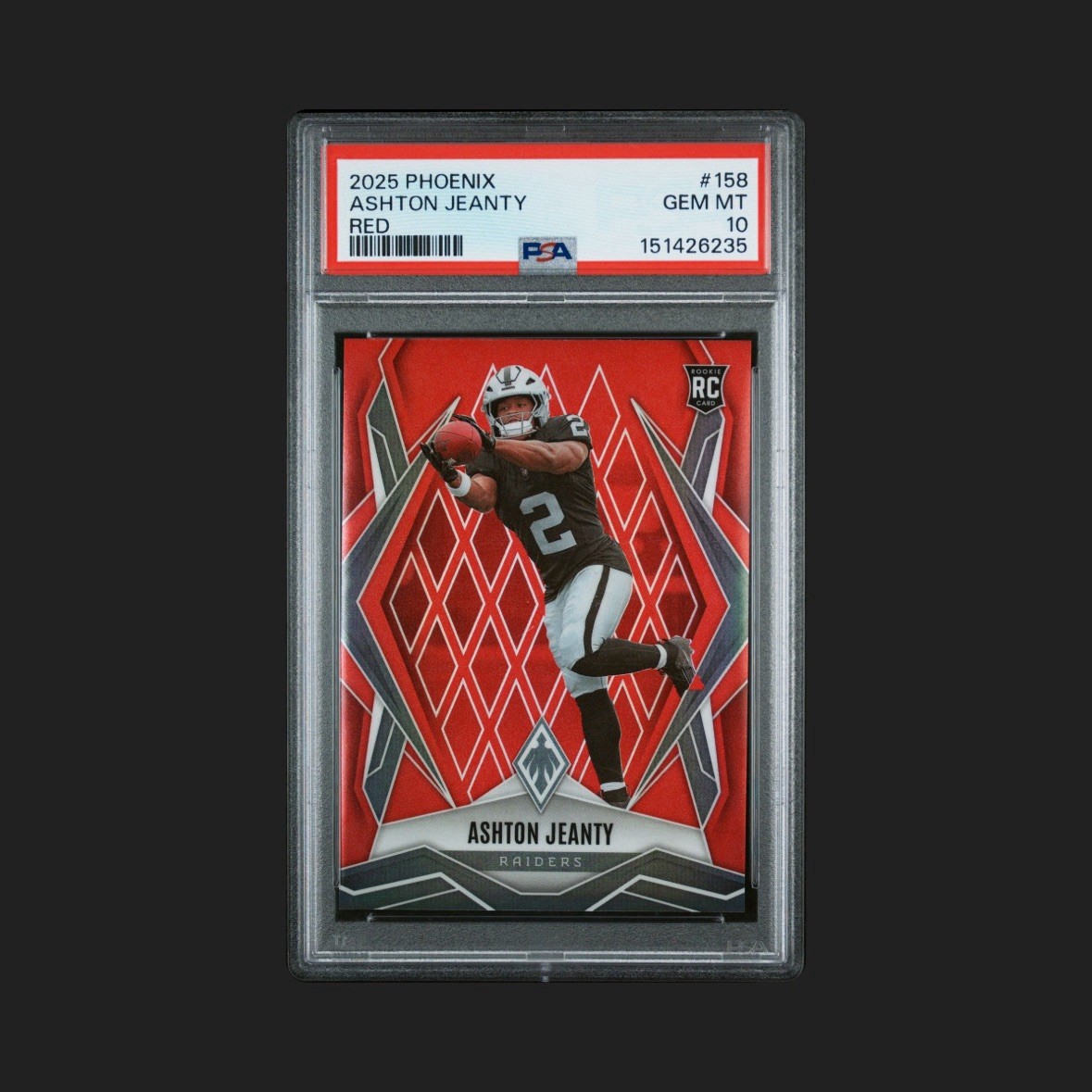 Ashton Jeanty Panini Phoenix #158 Red