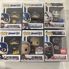 Funko POP! Marvel Captain America Lot of 6 Exclusives End Game Civil War